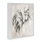 Stupell Industries Rooster Sketch Impression Framed Giclee Wall Art Design by Eli Jones